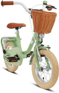 Puky Kinderfahrrad Mit Lenkerkorb Steel Classic 12 Retro Green -Kinder Geschäft 00004114 additionalimage 1