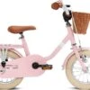 Puky Kinderfahrrad Mit Lenkerkorb Steel Classic 12 Retro Rosé -Kinder Geschäft 00004118 baseimage