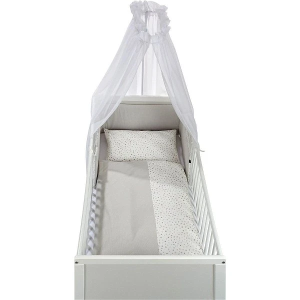 Alvi Bettset Aqua Dot 001-6 Himmel, Bettwäsche & Nestchen 3 Alvi Bettset Aqua Dot 001-6 Himmel, Bettwäsche & Nestchen