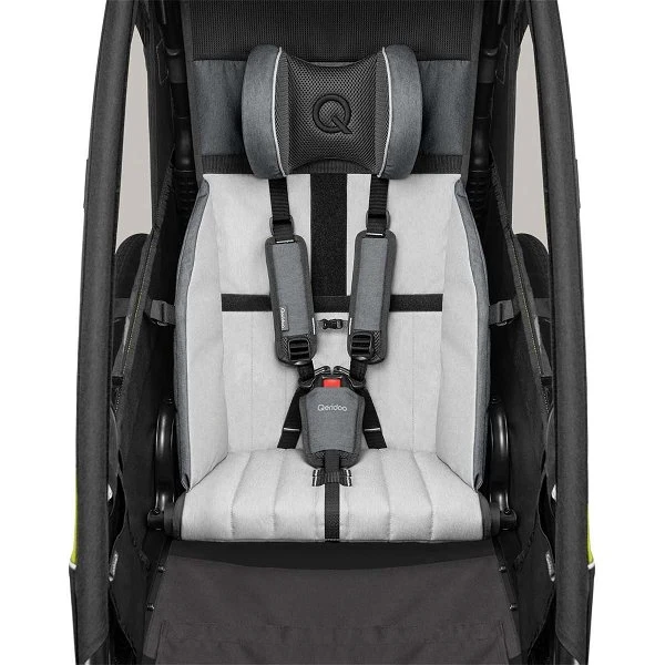 Qeridoo Sportrex 1 Fahrradanhänger Lime Green 2023 Limitiertes Design 6 Qeridoo Sportrex 1 Fahrradanhänger Lime Green 2023 Limitiertes Design – Bild 4