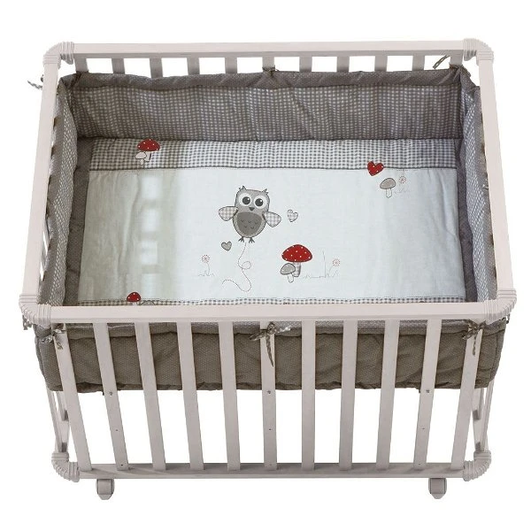 Roba Laufgitter Adam Und Eule Weiß, 75x100 Cm 4 Roba Laufgitter Adam Und Eule Weiß, 75x100 Cm – Bild 2