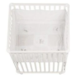 Roba Laufgitter Fox & Bunny Weiß, Quadratisch 100x100 Cm -Kinder Geschäft 0246w s168 laufgitter 300sgr 2