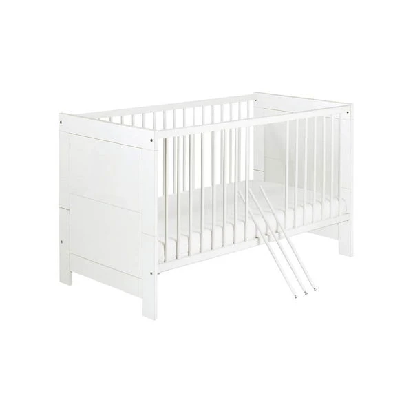 Schardt Nordic White Sparset Mit Umbauseiten Wickelkommode & Babybett - Dekor Weiß 4 Schardt Nordic White Sparset Mit Umbauseiten Wickelkommode & Babybett - Dekor Weiß – Bild 2