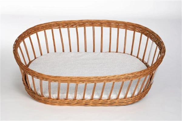 Mionido Stubenwagen Lisa Natur Paisley Hellgrau Mit Garnierung, Matratze Und Matratzenbezug 5 Mionido Stubenwagen Lisa Natur Paisley Hellgrau Mit Garnierung, Matratze Und Matratzenbezug – Bild 3