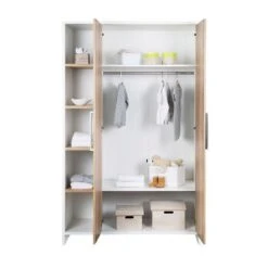 Schardt Eco Plus Kleiderschrank 2 Türen + Regal Weiß/Halifax Eiche 5 Schardt Eco Plus Kleiderschrank 2 Türen + Regal Weiß/Halifax Eiche -Kinder Geschäft 06 566 09 00 eco plus schrank 2 tueren 2 2