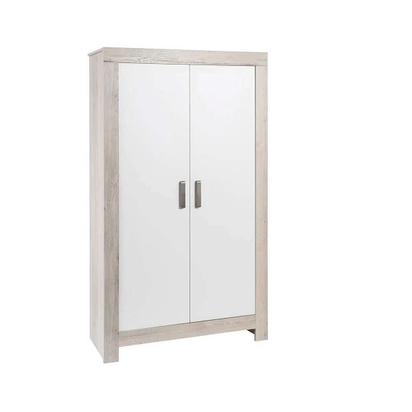 Schardt Nordic Halifax Kleiderschrank 2 Türen Weiß/Halifax Eiche 3 Schardt Nordic Halifax Kleiderschrank 2 Türen Weiß/Halifax Eiche