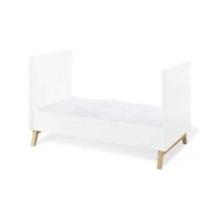 Pinolino Riva Kinderbett 70x140 Cm Weiß/Esche Massiv - Umbaubett Zum Toppreis -Kinder Geschäft 093415b 02 gr 1