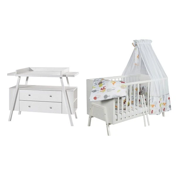 Schardt Holly White Sparset Mit Umbauseiten Kinderbett & Wickelkommode 3 Schardt Holly White Sparset Mit Umbauseiten Kinderbett & Wickelkommode