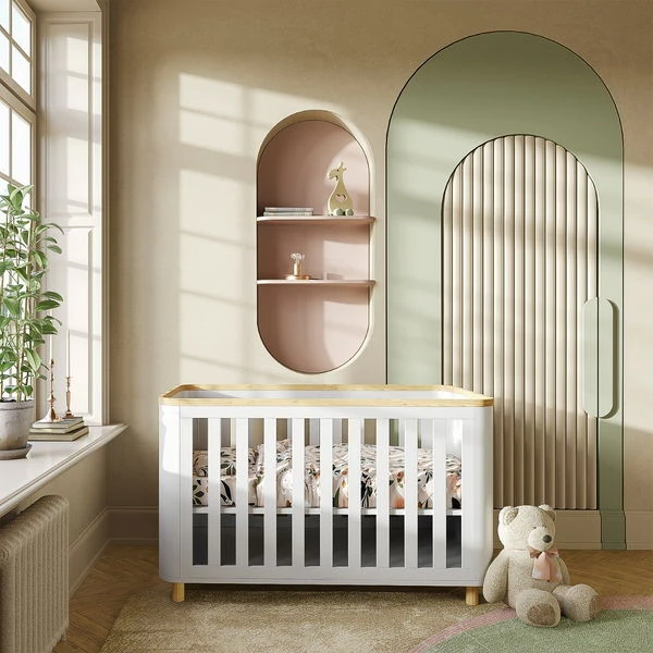 Nature Kid Babyzimmer Set Milan 2-türig 3-teilig 3 Nature Kid Babyzimmer Set Milan 2-türig 3-teilig – Bild 2