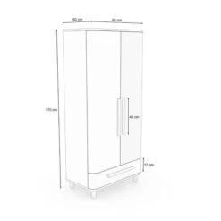 Nature Kid Babyzimmer Set Milan 2-türig 3-teilig 18 Nature Kid Babyzimmer Set Milan 2-türig 3-teilig -Kinder Geschäft 100245 2 tuerer skizze 1 1 2k 1