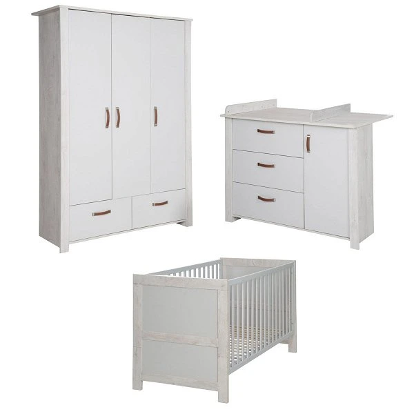 Roba Mila Kinderzimmer Bett, Wickelkommode, Kleiderschrank 3 Roba Mila Kinderzimmer Bett, Wickelkommode, Kleiderschrank