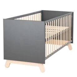 Roba Jara Kombi-Kinderbett Anthrazit/natur