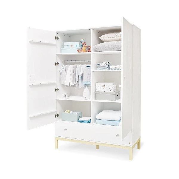 Pinolino Skadi Kleiderschrank Kiefer Massiv - Zum Toppreis 4 Pinolino Skadi Kleiderschrank Kiefer Massiv - Zum Toppreis – Bild 2