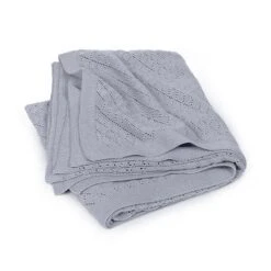 Moonboon Baby Strickdecke, Diamant Muster Ocean