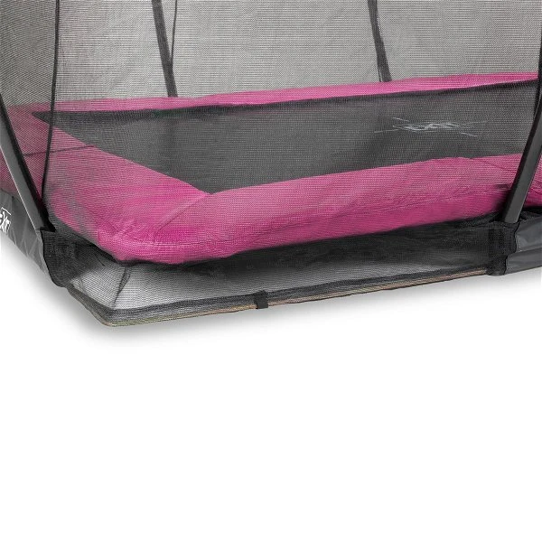 EXIT TOYS EXIT Silhouette Bodentrampolin 214x305 Cm, Rosa Inkl. Sicherheitsnetz 4 EXIT TOYS EXIT Silhouette Bodentrampolin 214x305 Cm, Rosa Inkl. Sicherheitsnetz – Bild 2