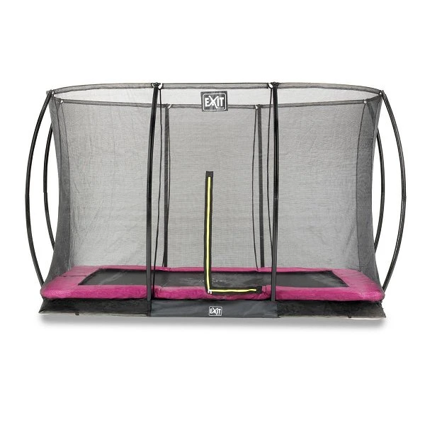EXIT TOYS EXIT Silhouette Bodentrampolin 244x366 Cm, Rosa Inkl. Sicherheitsnetz 3 EXIT TOYS EXIT Silhouette Bodentrampolin 244x366 Cm, Rosa Inkl. Sicherheitsnetz