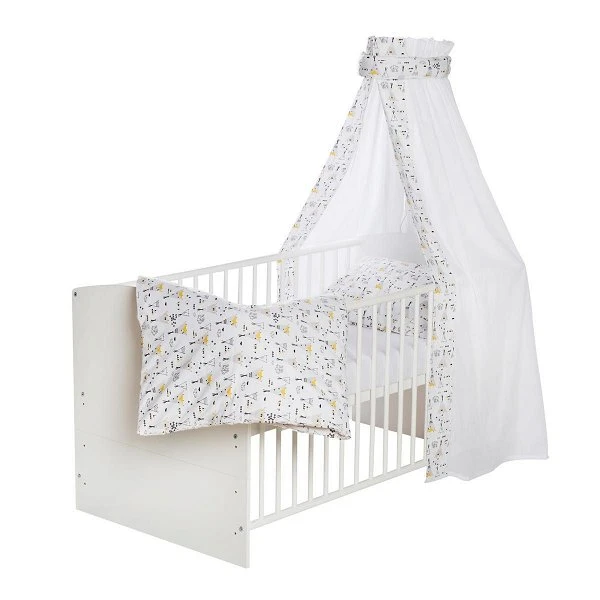 Schardt Tipi Bettset 4- Teilig Mit Bettwäsche, Himmel Und Nestchen 3 Schardt Tipi Bettset 4- Teilig Mit Bettwäsche, Himmel Und Nestchen