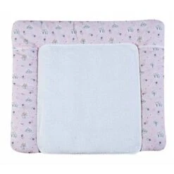 Schardt Wickelauflage Birdy Rosa 80x75 Cm Inkl. Abnehmbarem Frotteebezug