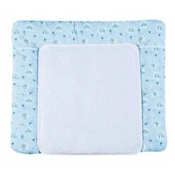Schardt Wickelauflage Birdy Blau 80x75 Cm Inkl. Abnehmbarem Frotteebezug