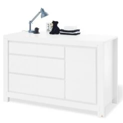 Pinolino Milk Sparset Extrabreit Inkl. Wandregal Kinderbett & Wickelkommode -Kinder Geschäft 133424x 01 1