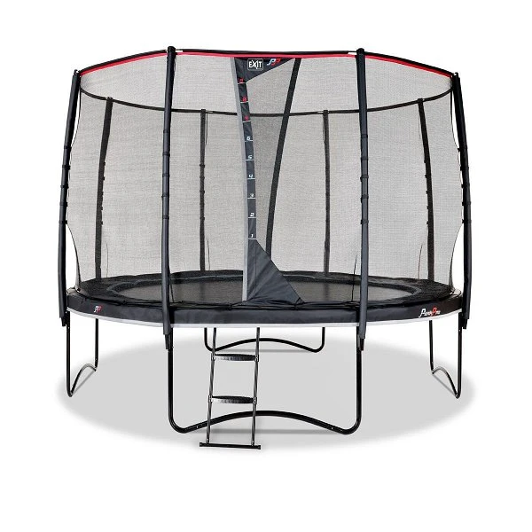 EXIT TOYS "EXIT PeakPro Trampolin Ø 305 Cm" Schwarz - Inkl. Sicherheitsnetz & Leiter 3 EXIT TOYS "EXIT PeakPro Trampolin Ø 305 Cm" Schwarz - Inkl. Sicherheitsnetz & Leiter