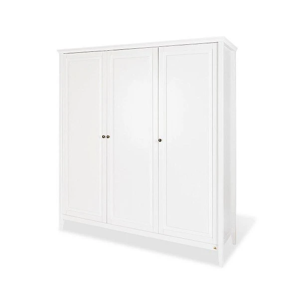 Pinolino Smilla Kleiderschrank Groß 3 Türen Kiefer Massiv, Weiß Lasiert - Zum Toppreis 3 Pinolino Smilla Kleiderschrank Groß 3 Türen Kiefer Massiv, Weiß Lasiert - Zum Toppreis