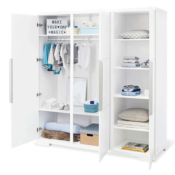 Pinolino Polar Kinderzimmer Breit Groß - 3T Inkl. Wandregal Edelmatt Weiß 9 Pinolino Polar Kinderzimmer Breit Groß - 3T Inkl. Wandregal Edelmatt Weiß – Bild 7