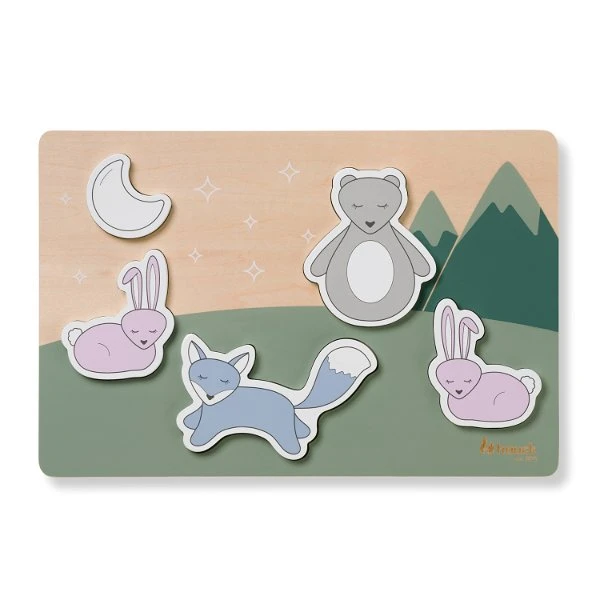 Hauck Puzzle N Fit Holzpuzzle Forest 3 Hauck Puzzle N Fit Holzpuzzle Forest