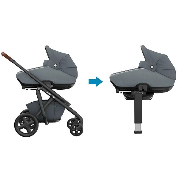 Maxi-Cosi Jade Kinderwagenaufsatz Essential Grey Gruppe 0/0+ (0-12 Kg) | Auch Im Auto Nutzbar 4 Maxi-Cosi Jade Kinderwagenaufsatz Essential Grey Gruppe 0/0+ (0-12 Kg) | Auch Im Auto Nutzbar – Bild 2