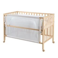 Roba Room Bed Safe Asleep® Sternenzauber - Natur Inkl. Nestchen Air, Matratze & Schlafsack Easy Air -Kinder Geschäft 16600 51nlv209 roombed f 02 1