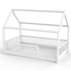 Nature Kid Sara Hüttenbett Weiß Mit Giebel Mit Rundsprossen 7 Nature Kid Sara Hüttenbett Weiß Mit Giebel Mit Rundsprossen -Kinder Geschäft 190805 sara 1