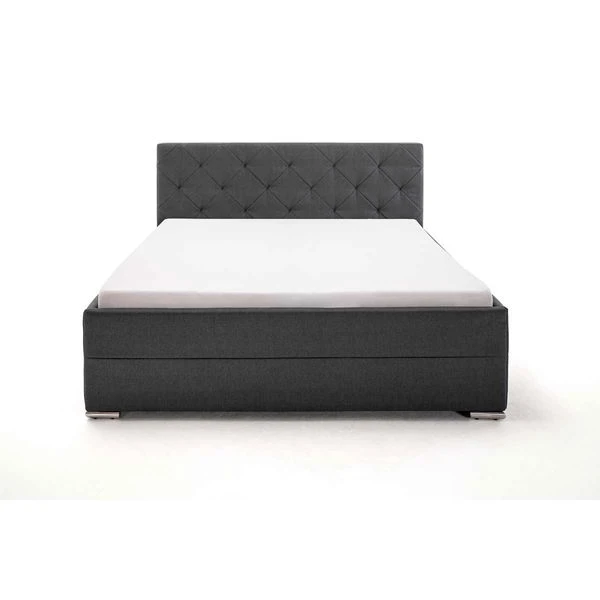 Meise Möbel Chicago Polsterbett Anthrazit 180 X 200 Cm Mit Chromfüßen 6 Meise Möbel Chicago Polsterbett Anthrazit 180 X 200 Cm Mit Chromfüßen – Bild 4