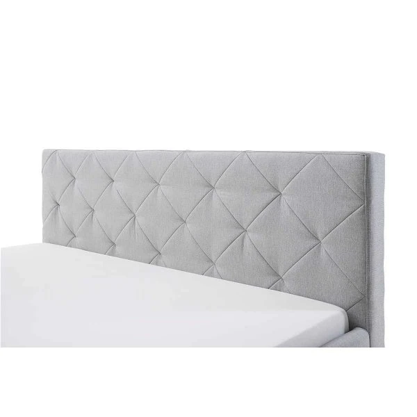 Meise Möbel Chicago Polsterbett Hellgrau 180 X 200 Cm Mit Chromfüßen 4 Meise Möbel Chicago Polsterbett Hellgrau 180 X 200 Cm Mit Chromfüßen – Bild 2