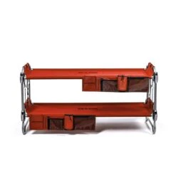 Kid-O-Bunk Campingbett Rot Mit Seitentaschen Etagenbett Von Disc-O-Bed 11 Kid-O-Bunk Campingbett Rot Mit Seitentaschen Etagenbett Von Disc-O-Bed -Kinder Geschäft 19808krd organizerkob red 03