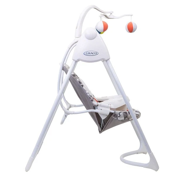 Graco Lovin Hug Schaukel Patchwork Grey 10 Musikvarianten Und 5 Naturgeräusche 5 Graco Lovin Hug Schaukel Patchwork Grey 10 Musikvarianten Und 5 Naturgeräusche – Bild 3