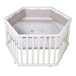 Roba Laufgitter Indibär Weiß 6-eckig 5 Roba Laufgitter Indibär Weiß 6-eckig -Kinder Geschäft 202032wes198 laufgitter 300 2