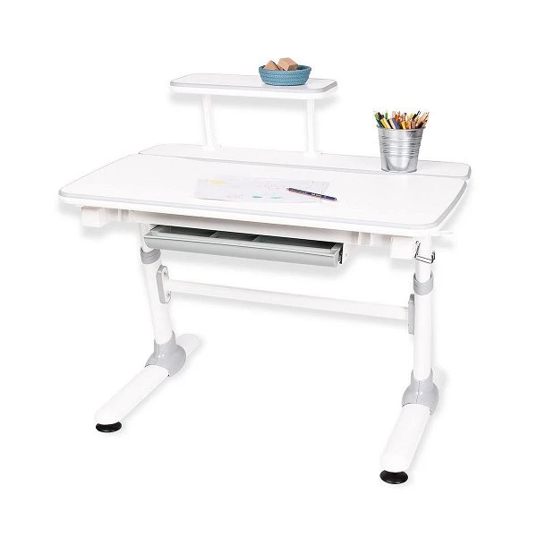 Pinolino Liam Kinderschreibtisch Weiß/grau 1 Schubkasten 3 Pinolino Liam Kinderschreibtisch Weiß/grau 1 Schubkasten