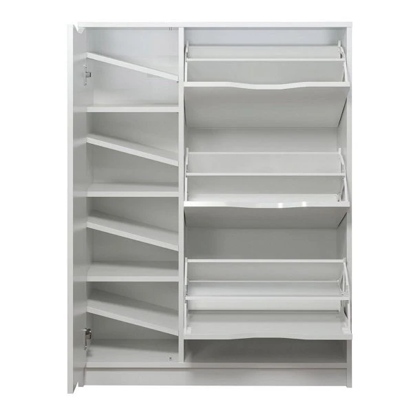 Trendteam Basix Schuhschrank 1TR 3KL Weiß 5 Trendteam Basix Schuhschrank 1TR 3KL Weiß – Bild 3