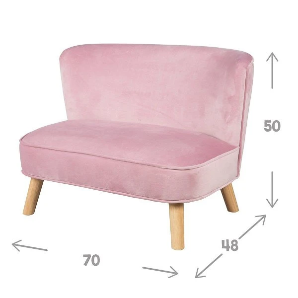 Roba Lil Sofa Set Groß Roba Style Rosa/mauve Inkl. Kindersofa, Kindersessel & Dekokissen Wolke 4 Roba Lil Sofa Set Groß Roba Style Rosa/mauve Inkl. Kindersofa, Kindersessel & Dekokissen Wolke – Bild 2