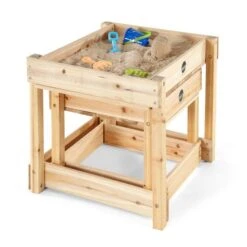 Plum Sand- Und Wassertisch Sandy Bay 2er-Set Aus Hochwertigem, Nachhaltig Angebautem Holz