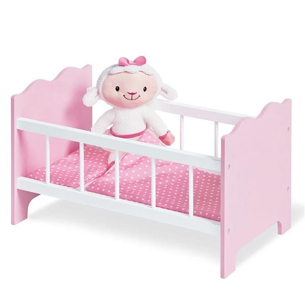 Pinolino Puppenbett Jasmin Komplett, 4-tlg. Rosa Und Weiß Lackiert 4 Pinolino Puppenbett Jasmin Komplett, 4-tlg. Rosa Und Weiß Lackiert – Bild 2