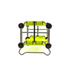 Kid-O-Bunk Campingbett Grün Mit Seitentaschen Etagenbett Von Disc-O-Bed 13 Kid-O-Bunk Campingbett Grün Mit Seitentaschen Etagenbett Von Disc-O-Bed -Kinder Geschäft 30005bo kid o bunk gruen etagenbett 2