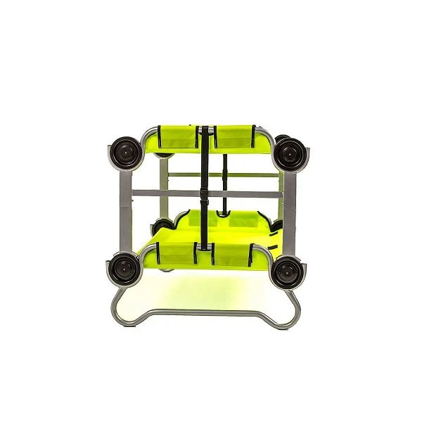 Kid-O-Bunk Campingbett Grün Mit Seitentaschen Etagenbett Von Disc-O-Bed 8 Kid-O-Bunk Campingbett Grün Mit Seitentaschen Etagenbett Von Disc-O-Bed – Bild 6