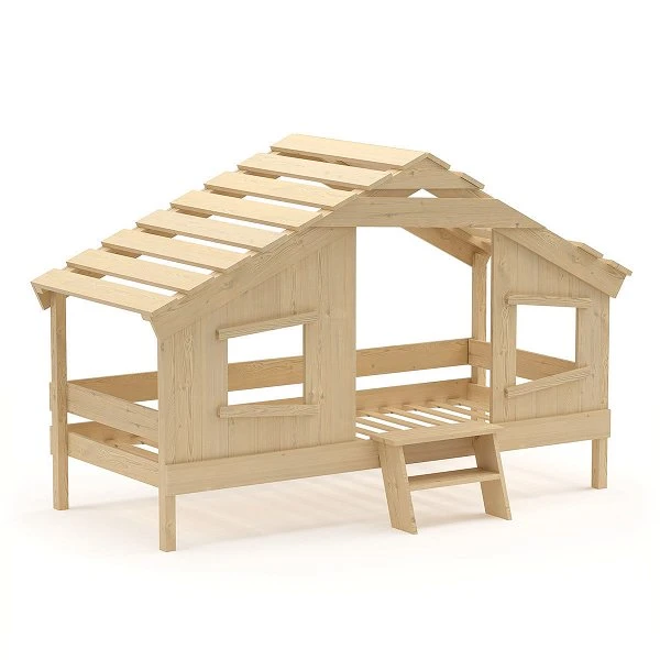 Artkid Cosmo Hausbett Aus Kiefer Natur Liegefläche 90 X 200 Cm 6 Artkid Cosmo Hausbett Aus Kiefer Natur Liegefläche 90 X 200 Cm – Bild 4