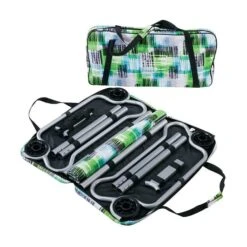 Kid-O-Bunk Campingbett Block Pattern Mit Seitentaschen Das Etagenbett Von Disc-O-Bed 12 Kid-O-Bunk Campingbett Block Pattern Mit Seitentaschen Das Etagenbett Von Disc-O-Bed -Kinder Geschäft 30205b 3 bags