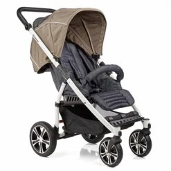 Gesslein S4 Air+ Buggy Jeans Cappuccino Gestell Weiß Inkl. Ledergriff Schwarz