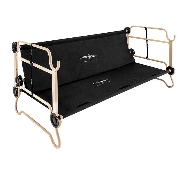 Disc-O-Bed XL Etagenbett Anthrazit Modernes Feld- Und Campingbett 4 Disc-O-Bed XL Etagenbett Anthrazit Modernes Feld- Und Campingbett – Bild 2