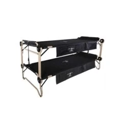 Disc-O-Bed 2XL Etagenbett Schwarz Modernes Feld- Und Campingbett