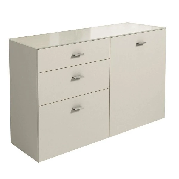 Now! No.14 By Hülsta Sideboard 4R 3 Schubladen 76,8x175x42 - Lack-seidengrau/Hochglanz-seidengrau 3 Now! No.14 By Hülsta Sideboard 4R 3 Schubladen 76,8x175x42 - Lack-seidengrau/Hochglanz-seidengrau