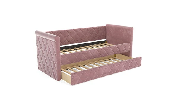 Nature Kid Vilena Sofabett Velour Rosa 90 X 200 Cm 5 Nature Kid Vilena Sofabett Velour Rosa 90 X 200 Cm – Bild 3